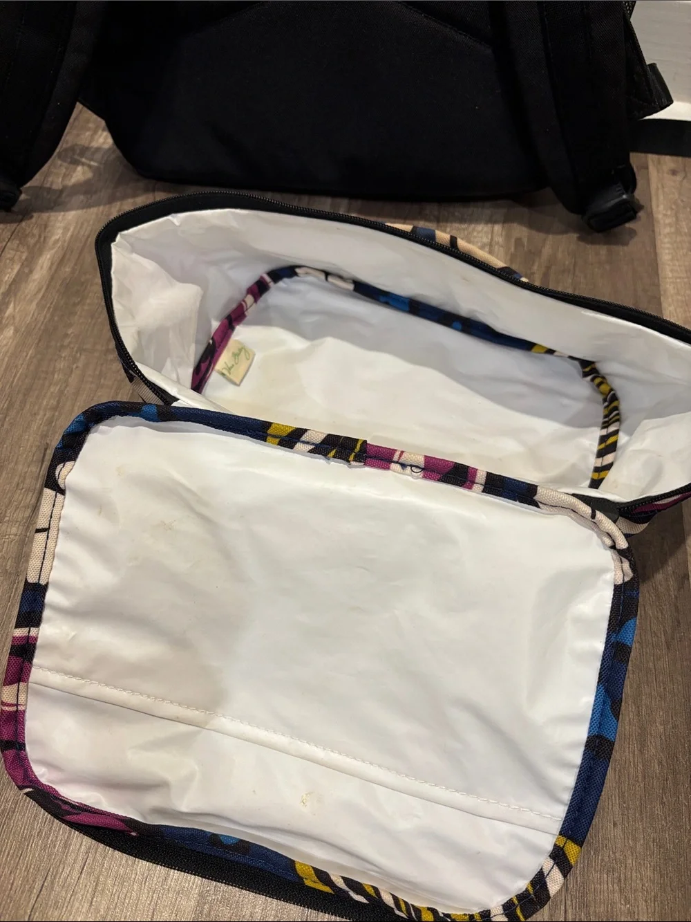 Vera Bradley backpack with lunch bag